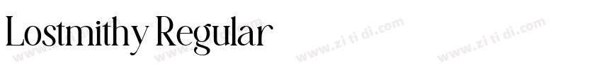 Lostmithy Regular字体转换